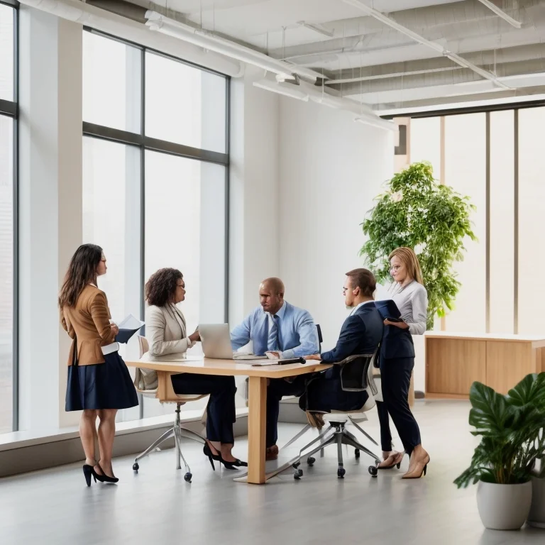 法律相談を受ける起業家と弁護士